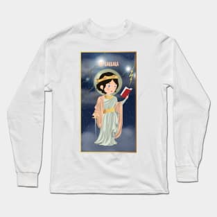 Santa Barbara en cielo tormentosa Long Sleeve T-Shirt